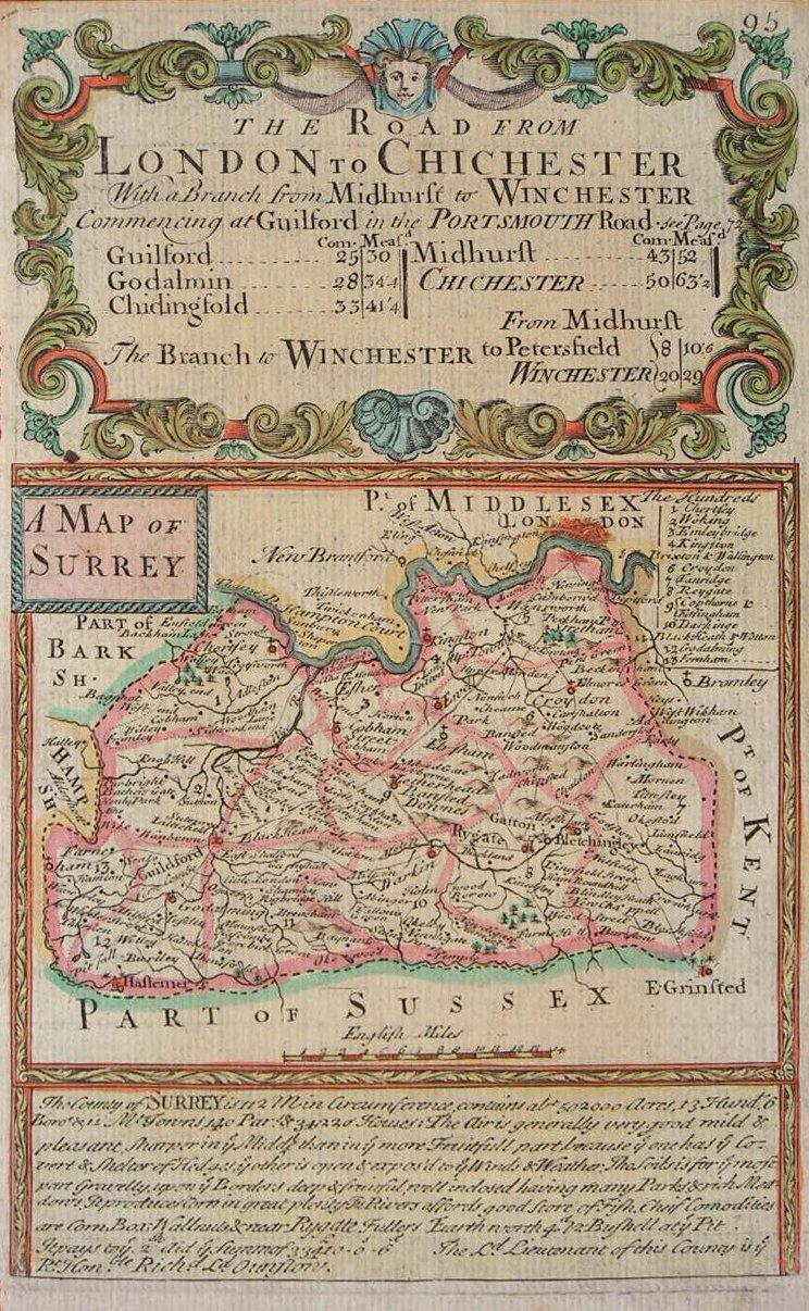 Map of Surrey - Owen & Bowen